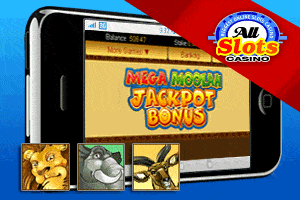 Mega Moolah™ Progressive Jackpot Video Slot for iPhone